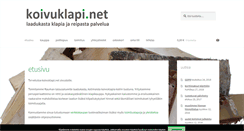 Desktop Screenshot of koivuklapi.net